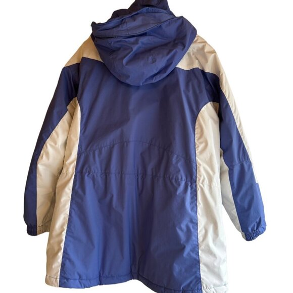 Columbia Women's Winter Jacket Size 1X Waterproof Blue & White - Picture 2 of 14
